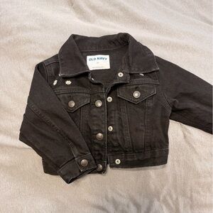 Old Navy Black Kids Jean Jacket